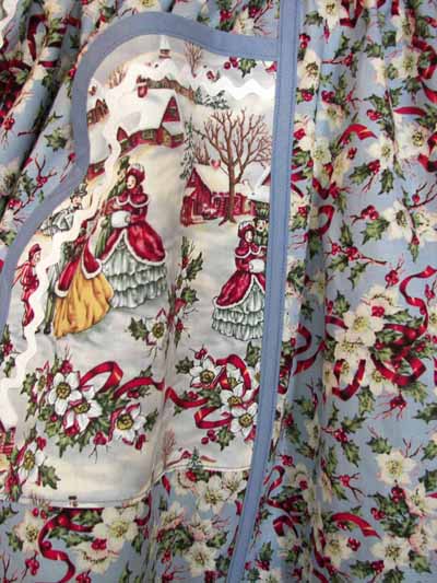 1944 Half Apron Christmas apron
