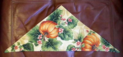 Cat or Dog scarf Harvest Gold Pumpkin