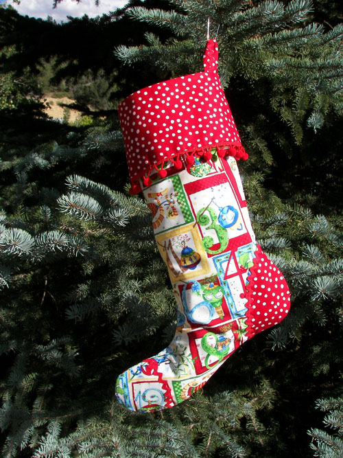 Countdown Calandar Christmas Stocking