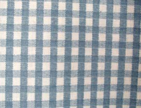 Denim Blue Gingham close up