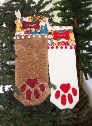 Homemade Christmas stockings for you or your favorite pet