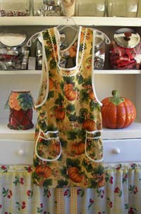 Grandma apron "Harvest Gold Pumpkin", click for larger view