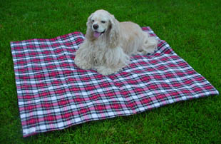 Plaid Dog Blanket