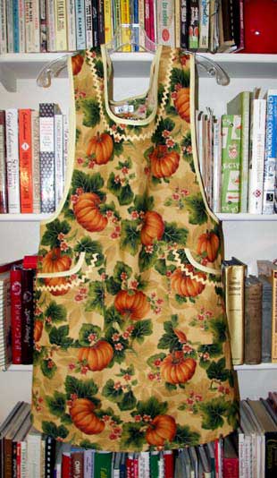 Violet apron in "Harvest Apron", click for larger view