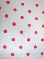 White/Pink Poka Dot