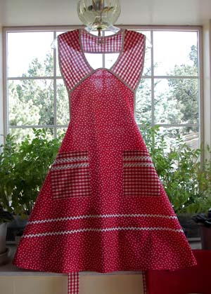 1940 Red Poka Dot