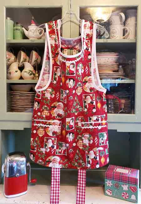 Grandma Santa Claus apron