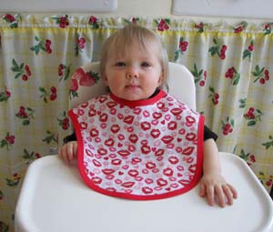 Lip baby bib, click for more views