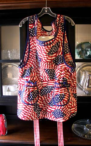 Grandma patriotic apron #119