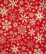 Red snowflake