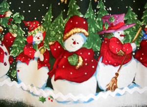 winter wonderland close up