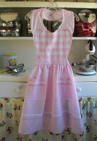 1940 pink gingham