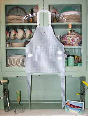 Boy Blue Gingham Apron