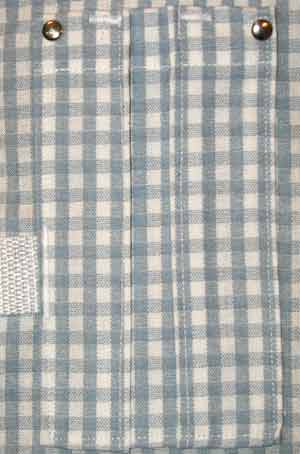 Boy Blue Gingham Pocket