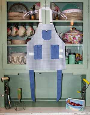 Boy Blue Gingham Levi Pocket