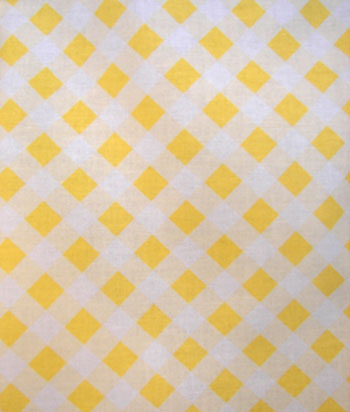 Close Up Yellow Triangle Gingham